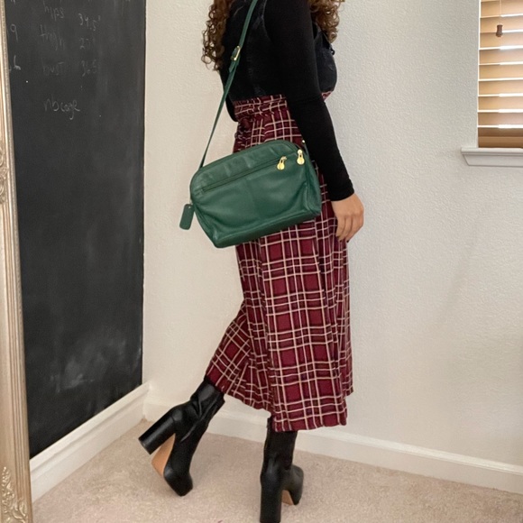 Worthington green leather bag - Picture 9 of 10